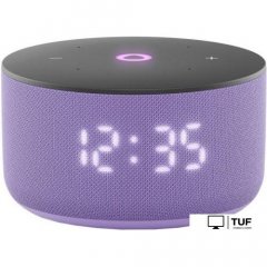Умная колонка Яндекс Станция Мини 3 с часами (фиолетовый)
