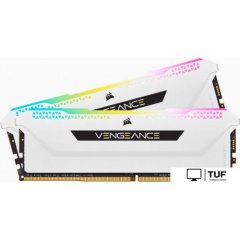 Оперативная память Corsair Vengeance RGB PRO SL 2x8ГБ DDR4 3600 МГц CMH16GX4M2D3600C18W