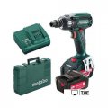 Гайковерт Metabo SSW 18 LTX 400 BL 602205650 (с 2-мя АКБ, кейс)