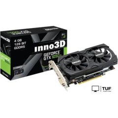 Видеокарта Inno3D GeForce GTX 1050 Ti Twin X2 4GB GDDR5 N105K-2DDV-M5CM