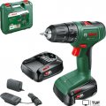Дрель-шуруповерт Bosch EasyDrill 18V-40 06039D8005 (с 2-мя АКБ 2 Ач, кейс)