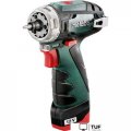 Дрель-шуруповерт Metabo PowerMaxx BS Quick Basic 600156950 (с 2-мя АКБ, кейс, 2 патрона)
