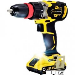 Дрель-шуруповерт Hanskonner HCD1865BLC (с 2-мя АКБ)