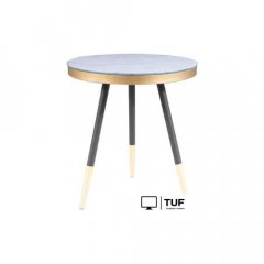 Журнальный столик Signal Vega C 45x45 (мрамор/черный)