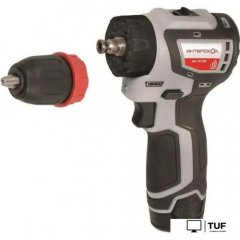 Дрель-шуруповерт Интерскол КомбиМАКС ДА-10/12В 36 687.2.2.77 (с 2-мя АКБ, сумка)