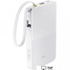 Внешний аккумулятор Baseus EnerFill FC51 Bipow2 Pro Power Bank 10000mAh (белый)