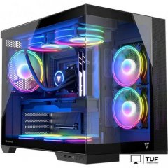 Корпус MODECOM Volcano Panorama Apex ARGB 7F Midi (темно-серый)