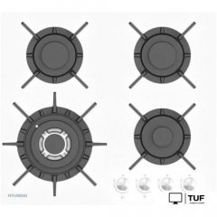 Варочная панель Hyundai HHG 6437 WG
