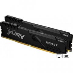 Оперативная память Kingston FURY Beast 2x16ГБ DDR4 3200 МГц KF432C16BB1K2/32WP
