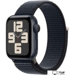 Умные часы Apple Watch SE 2 40 мм (алюминиевый корпус, темная ночь/темная ночь, нейлоновый ремешок)