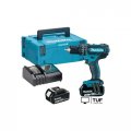 Ударная дрель-шуруповерт Makita DHP482RTJ (с 2-мя АКБ, кейс)