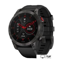 Умные часы Garmin Epix Sapphire Gen 2 (черный титан/черный)