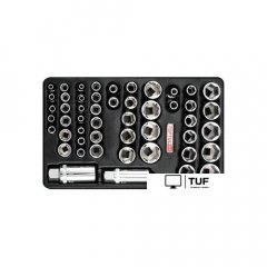 Набор трещотка с головками Toptul GZA-5001 (50 предметов)