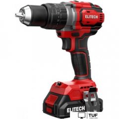 Ударная дрель-шуруповерт ELITECH ДА 20УБЛ2 E2201.047.01 (с 2-мя АКБ, кейс)