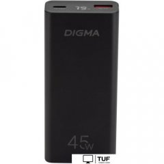 Внешний аккумулятор Digma DGPF10E 10000mAh (черный)
