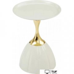 Журнальный столик Signal Piana (белый/золотой)