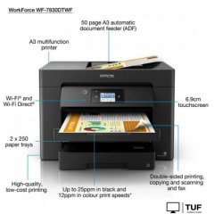 МФУ Epson WorkForce WF-7830DTWF