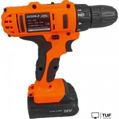 Дрель-шуруповерт Brait DCD16-2 DAMAN (с 2-мя АКБ, кейс)