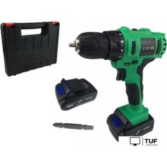 Дрель-шуруповерт Zitrek Greenpower 16-Li 063-4075 (с 2-мя АКБ, кейс)