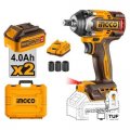 Гайковерт Ingco CIWLI2085 (с 2-мя АКБ, кейс)