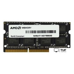 Оперативная память AMD Radeon R3 Value Series 8ГБ DDR3 SODIMM 1333 МГц R338G1339S2S-U