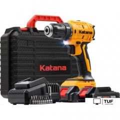 Дрель-шуруповерт Katana HD Line BCD 5500 (с 2-мя АКБ 2 Ач, кейс)