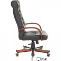 Офисное кресло Бюрократ T-9928WALNUT/ECO (черный)